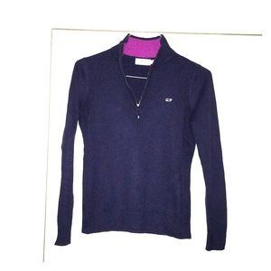 Vineyard Vines women’s 100% cotton navy sweater